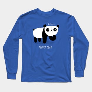 Ponder Bear Long Sleeve T-Shirt